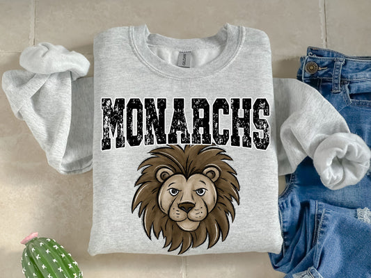 Monarchs Mascot-Digital Design