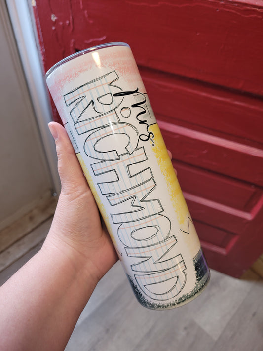 Personalized Pencil Tumbler Design