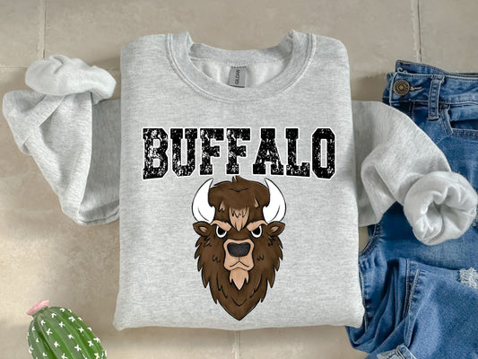 Buffalo Mascot-Digital Design