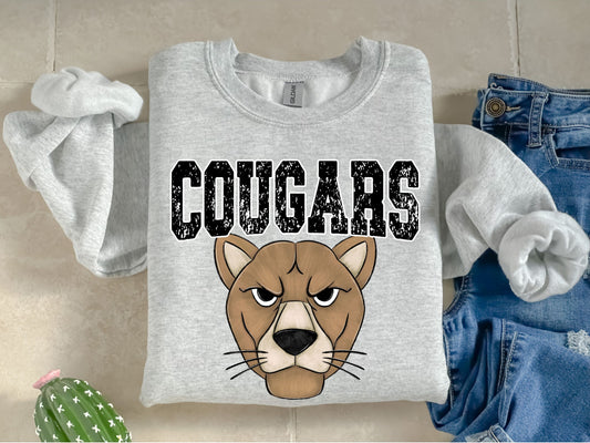 Cougars Mascot-Digital Design
