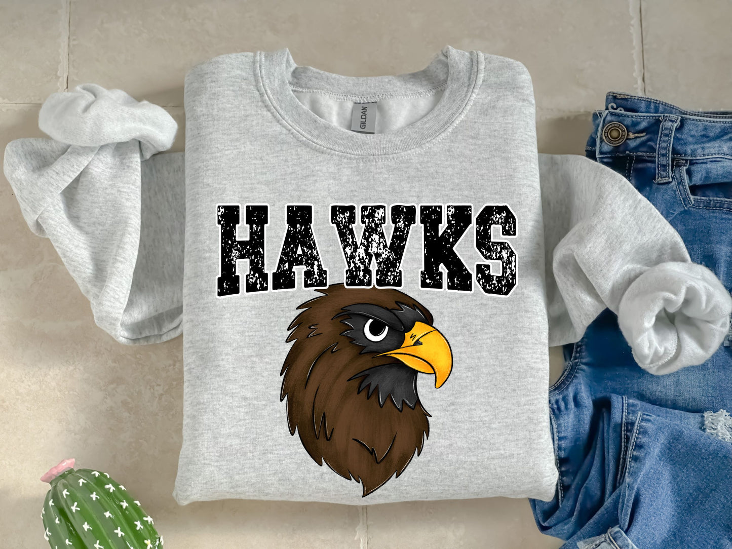 Hawks Mascot-Digital Design