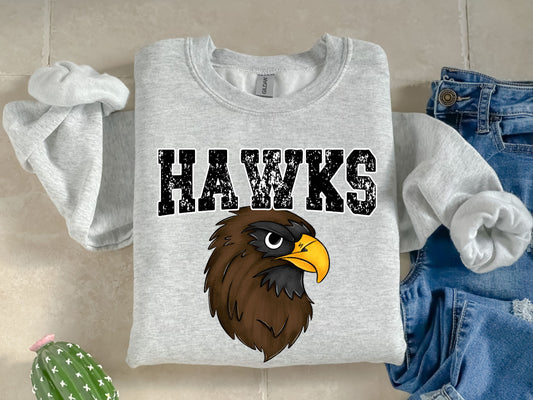 Hawks Mascot-Digital Design