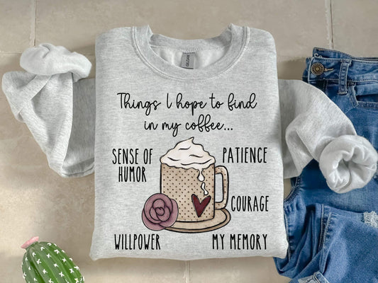 Things I hope to find in my coffee-digital download