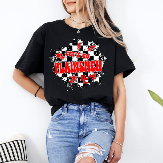 Let's Go CUSTOM Checkered Stars-Digital Design