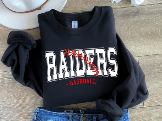 Raiders Baseball-White & Grey-Digital Design