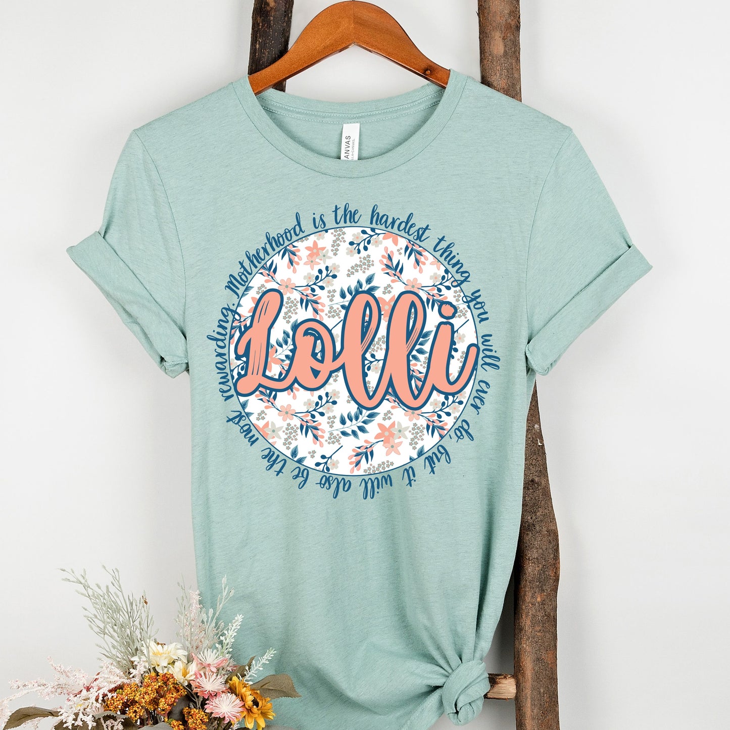 Lolli-Floral-Motherhood is the hardest thing